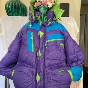 Retro Vintage Duck Down Puff Jacket